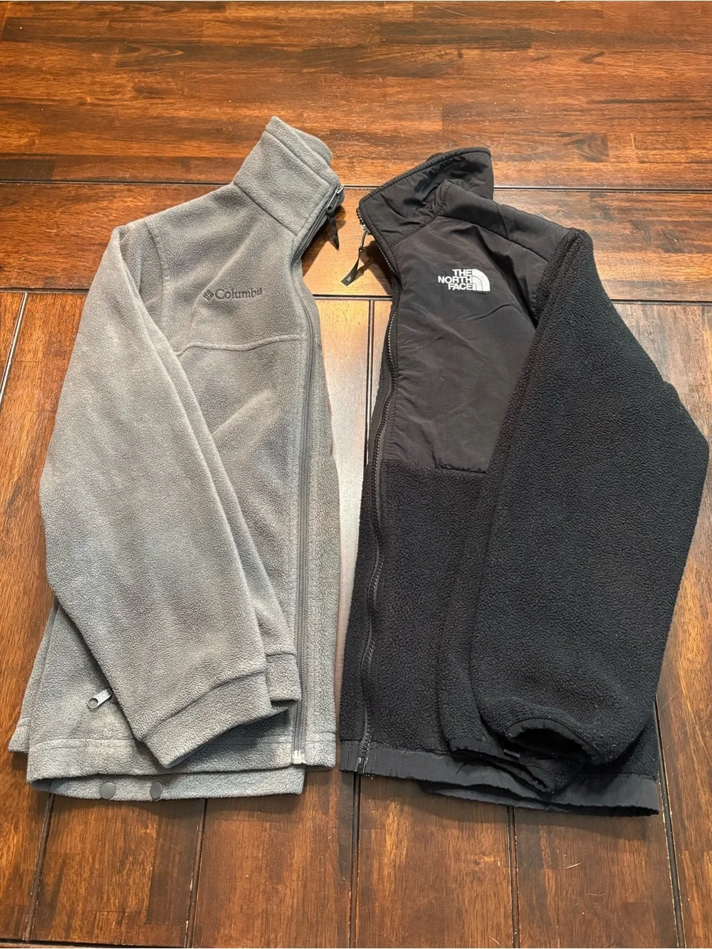Columbia & The North Face Fleece Jacket Bundle, Youth Large